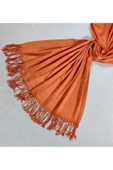 Mısırlı Eşarpları Düz Renk Organik Pamuk Paşmina Şal thumbnail 2