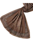 Enba Etnik Desenli Soft Pamuklu Şal 75x190 cm - 1