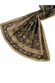 Enba Etnik Desenli Soft Pamuklu Şal 75x190 cm - 1