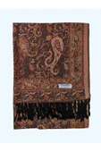 Işıl İpek - Etnik Desen Paşmina Şal 75x190 - 2