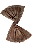 Enba Etnik Desenli Soft Pamuklu Şal 75x190 cm - 4