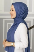 Emproyal Silver Jakar Dama Desenli Şal 75x190 cm - 4