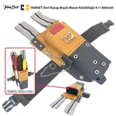 TAMSET Deri Kasap Bıçak Masat Kütüklüğü 4+1 Bölmeli - 1