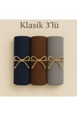 Penye Pamuksu Şal Klasik 3 lü Set thumbnail 1