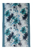 Ebruli Cotton Vual Çiçek Desenli Şal 75x190 cm - 3