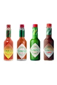 Tabasco 4'lü Sos Seti, Acı Kırmızı Biber 60 Ml, Jalapeno 60 Ml, Habareno 60ml , Chipotle 60 ml Sos - 1