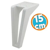 Mobilya Kanepe Sehpa Tv Ünitesi Çekyat Koltuk Ayağı 15 Cm Ayakları Beyaz Baza Ayakları thumbnail 1