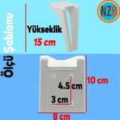 Mobilya Kanepe Sehpa Tv Ünitesi Çekyat Koltuk Ayağı 15 Cm Ayakları Beyaz Baza Ayakları thumbnail 2