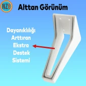 Mobilya Kanepe Sehpa Tv Ünitesi Çekyat Koltuk Ayağı 15 Cm Ayakları Beyaz Baza Ayakları thumbnail 5
