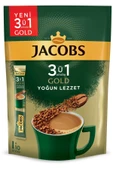 Jacobs 3'ü 1 Arada Gold Yoğun Lezzet Karışım Kahve 10'lu Paket - 1