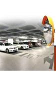 Günbay Ticaret Trafik Güvenlik Aynası 60 Cm Sarı-Siyah, Tümsek Ayna, Otopark Aynası - 2