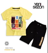 Triliya Pamuklu Unisex Çocuk Kapri Takımı (Cepli & Kordonlu, 3-12 Yaş) TRL-27 - 3