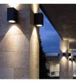 Elektrikle Çalışır, 10 Watt Kendinden Ledli, 4200 Kelvin (Ilık Beyaz Işık) İç ve Dış Mekan Led Aplik - 2
