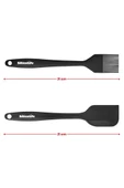 Silicolife Spatula ve Fırça Seti, Isıya Dayanıklı Yanmaz Yapışmaz Silikon Spatula ve Yumurta Fırçası 2’li Set - 2