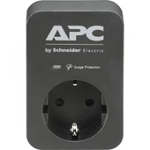 Schneider (2 Adet) Apc Tekli Akım Korumalı Priz (Siyah) - 2