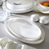 Schafer Superfine Bone Lumiere Yemek Takımı 56 Parça-Gold - 3