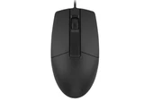 A4 Tech OP-330S USB siyah sessiz V-Track mouse thumbnail 1