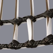 Martin Siyah Beyaz Rattan Sarkıt Avize - 3