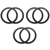 Coofbe 8Adet Tüm Telefonlara Uyumlu 0.4mm Ultra İnce Yapışkanlı Mgsafe Uyumlu Mıknatıslı Metal Halka thumbnail 1