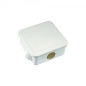 Beyaz Kare Buat Kutusu – Duvar İçi Kablo Bağlantı Kutusu, 80x80 mm PVC - 2