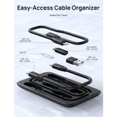 Jsaux MP02 7in1 Type-C Pd Hub 100W Şarj HDMI 2 x USB 3.0 Sd Tf Kart Okuyucu RJ45 + Kablo Seti Dönüştürücü Çevirici Adaptör Hub thumbnail 5