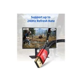 Jsaux 8k UHD Displayport Oyuncu Kablosu Dp Kablosu 8K@60Hz 2K@240Hz 4K@144Hz 32.4gbps Ekran Bağlantısı Kablosu 1.4 Dp - Dp Kablosu Oyun Için Uyumlu Dizüstü Tv Pc Bilgisayar Monitörü Uyumlu CV0001 - 4