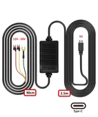 Araç İçi Kamera Adaptörü 12-24V/5V  Type-C 3A Park Modu Adaptör - 1