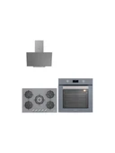 Silverline 3'lü Ankastre Set Gri Cam Set  BO6502S02-3481 Gri -CS5622S01 thumbnail 1