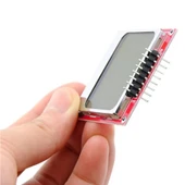 5110 84x48 Lcd Modül 84 x 48 Piksel Grafik Lcd Display Ekran 5V Beyaz Arka ışık Gösterge Menü Resim thumbnail 4