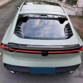 3D Sportif Üniversal Her Araca Uyumlu Arka Cam Havalandırma Venti Air Scoop İthal Dekor Ventil 2 Parça Siyah Sağ Sol Takım - 9