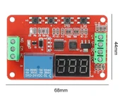 DVB01 DC12V Modül Voltmetre Şarj Deşarj Koruma Voltaj Aralık Karşılaştırıcı 220V 6A Röle Kontrol thumbnail 6