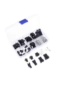 JST SM Konnektör Set 200 Parça Set Kutulu 2 3 4 5 Pin Erkek Dişi Terminal Konnektör Sıkmalı Pin thumbnail 1