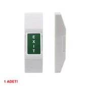 Çıkış Exit Buton Push Tip COM NO NC Kapı Alarm Acil Durum Anahtar Düğme Emergency Plastik Kutu thumbnail 7