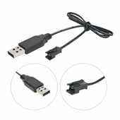 3.7V / 3.6V Lityum Pil Usb Şarj Kablosu JST SM-2P Soket Lipo Batarya RC Quadcopter Drone Helikopter thumbnail 3