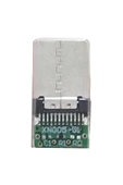 Erkek Type C to Dip Soket 4 Pin USB 3.1 Smd Lehimlenebilir Padler Konnektör Telefon Şarj Board Usb K thumbnail 2