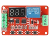 DVB01 DC12V Modül Voltmetre Şarj Deşarj Koruma Voltaj Aralık Karşılaştırıcı 220V 6A Röle Kontrol thumbnail 1