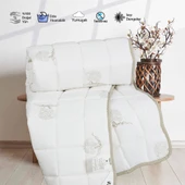 Huggy %100 Yeni Zelenda Kuzu Yünü %100 Pamuk Kumaş 75X125 Bebek Yorganı - 6