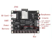 ESP32-Audio-Kit Ses Uygulama Geliştirme Kartı Wifi Bluetooth Ev Otomasyon Kontrol Müzik Çalma Sesli thumbnail 4