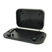 AK-W-67 100x67x22mm Plastik Kutu Siyah Renk Duvar Montaj Tip Elektronik Devre Cihaz Ev Otomasyon thumbnail 6