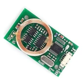 Dual RFID Okuyucu Modül Weigand 7941d 125khz 13.56Mhz Manyetik Kart Anahtarlık Etiket Personel Geçiş thumbnail 8