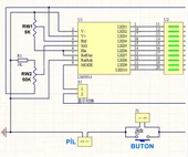 Demonte LM3914 10 Led 3.7V Lityum 12V Pil Kapasite Gösterge Modül DIY Led Elektronik Lehimleme Eğiti thumbnail 5