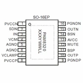 PAM8320 IC SOP16 20W Mono Class D Ses Amfi Sistemleri Hoparlör Speaker Amfilikatör Kulaklık Bilgisay - 3