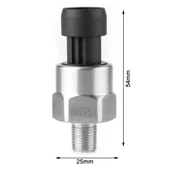 500psi Basınç Sensörü 1/8" NPT Diş Paslanmaz Çelik Yağ Gaz Su Yakıt Tank Depo Lastik Hava Atmosfer thumbnail 4