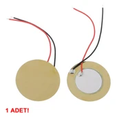 27mm Piezo Disk 5cm Kablolu Ses Üretici Oyuncak Alarm Acil Tehlike Uyarı Kapı Zil Oyun Kısa Devre Bu thumbnail 6
