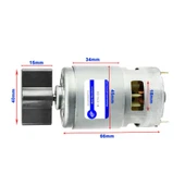 RS775 DC 12V Titreşim Motoru 8000rpm Elektrikli Masaj Koltuk Güzellik Makinesi Hayvan Yem Besleyici thumbnail 2