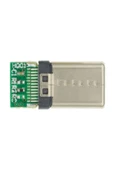 Erkek Type C to Dip Soket 4 Pin USB 3.1 Smd Lehimlenebilir Padler Konnektör Telefon Şarj Board Usb K thumbnail 8