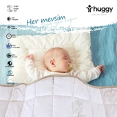 Huggy %100 Yeni Zelenda Kuzu Yünü %100 Pamuk Kumaş 75X125 Bebek Yorganı - 1