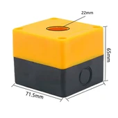 65x71.5x78mm Plastik Kutu Tek Delikli Acil Durum Durdurma Buton Asansör Elektronik Devre Cihaz Otoma thumbnail 4