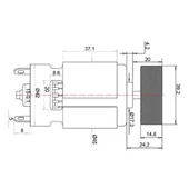 RS775 DC 12V Titreşim Motoru 8000rpm Elektrikli Masaj Koltuk Güzellik Makinesi Hayvan Yem Besleyici thumbnail 5