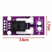 ACS758 50A Sensör Modül AC DC Çift Yönlü Güç Kaynağı Motor Kontrol Analog Voltaj Çıkışı Yüksek Hassa thumbnail 4